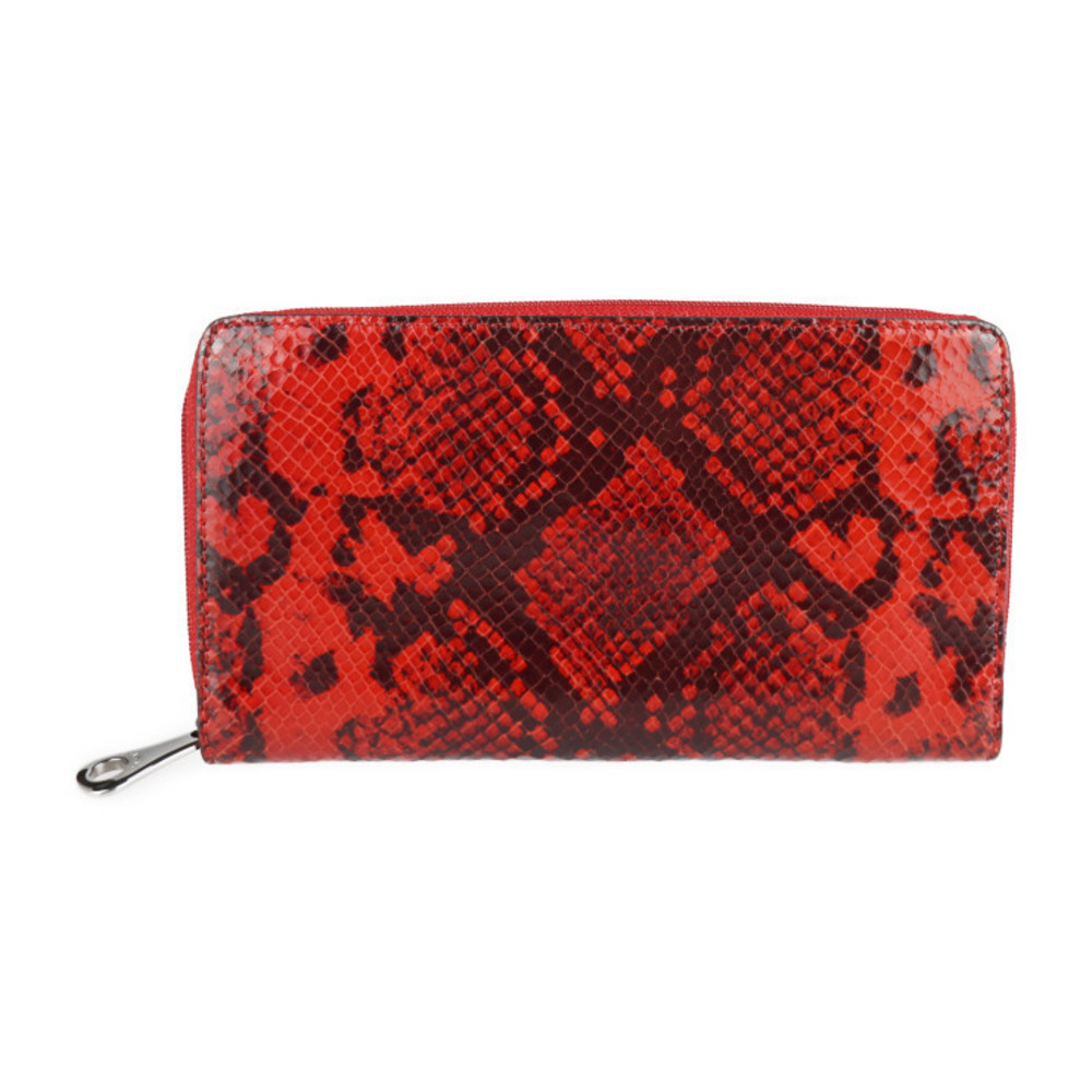 Celine Embossed Red Long Wallet Python - image 2